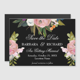 MAGNETIC Casamento Floral Pintado à Mão Save the D