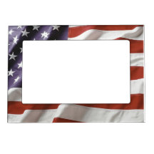 Bandeira americana - moldura para retrato