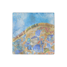 Park Guell na Espanha de Barcelona