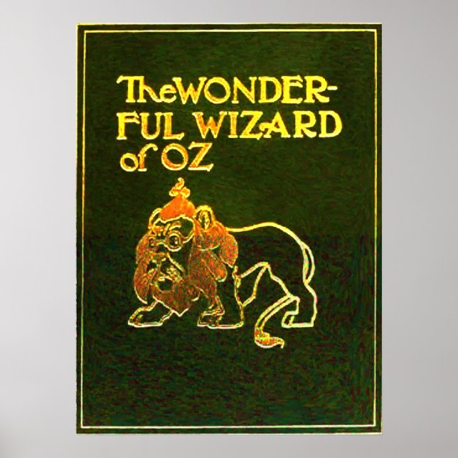 Magnífico Feiticeiro de Oz Cowardly Lion Poster (Frente)