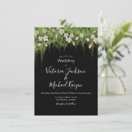 Magnolia e Moss Vines Convite para Casamento Merid