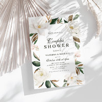 Magnolia floral casal chá convite