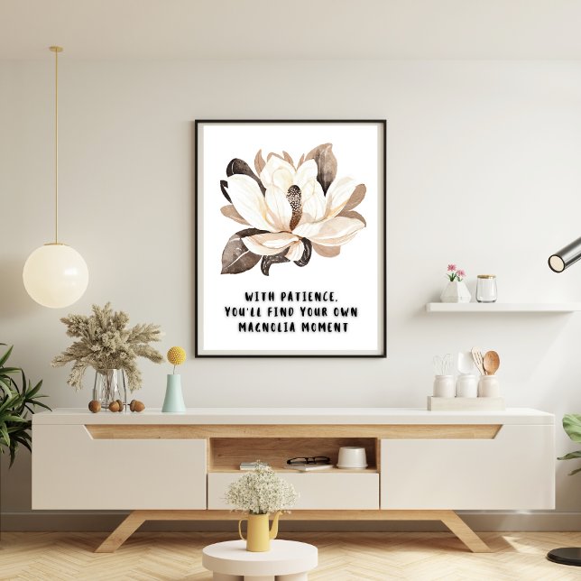 Magnolia Moment Watercolor Poster (Magnolia Moment Watercolor Poster)