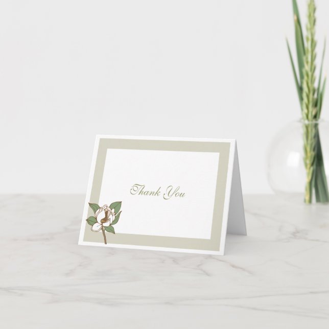 Magnolia Obrigado Cartões (Frente)