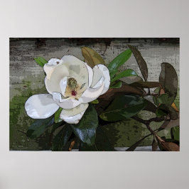 Magnolia Poster mágica - 36x24 - outros tamanhos t
