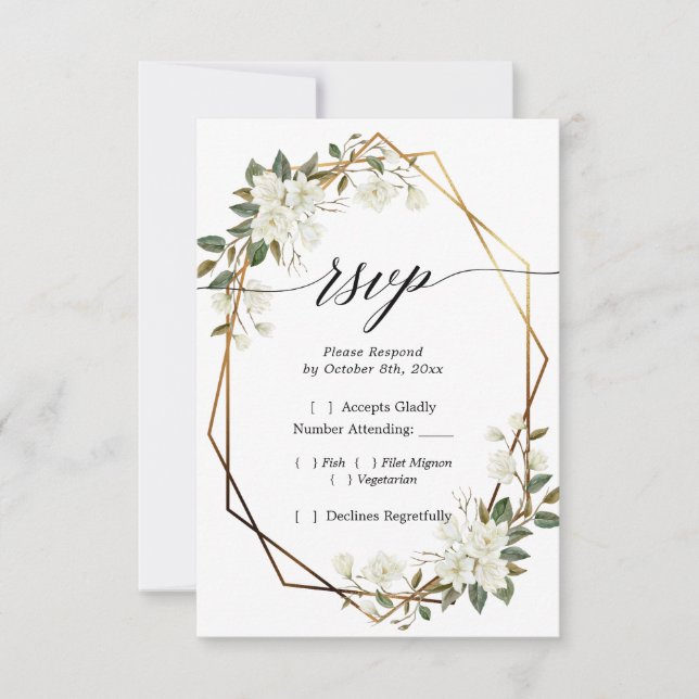 Magnolia - quadro geométrico RSVP (Frente)