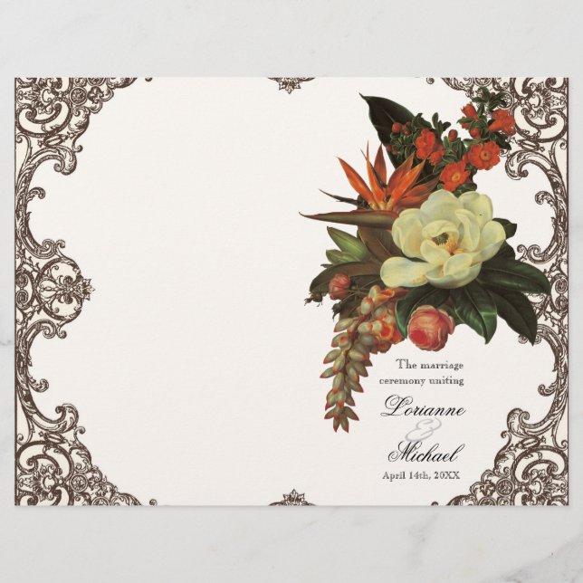 Magnolias n Bird of Paradise - Programa Casamento (Frente)