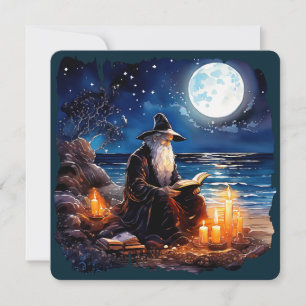 Mago lendo um Livro - Wicca Halloween 1