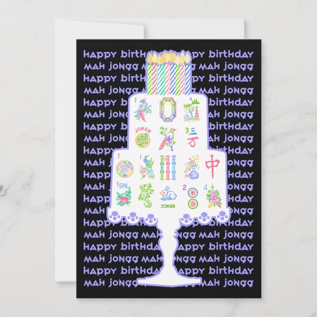 Mah Jongg Cake Birthday (Frente)