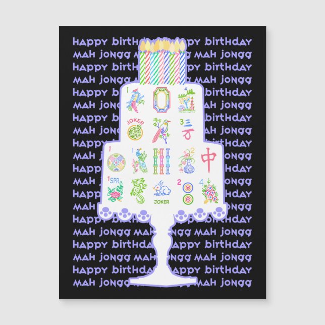 Mah Jongg Cake Birthday (Frente)