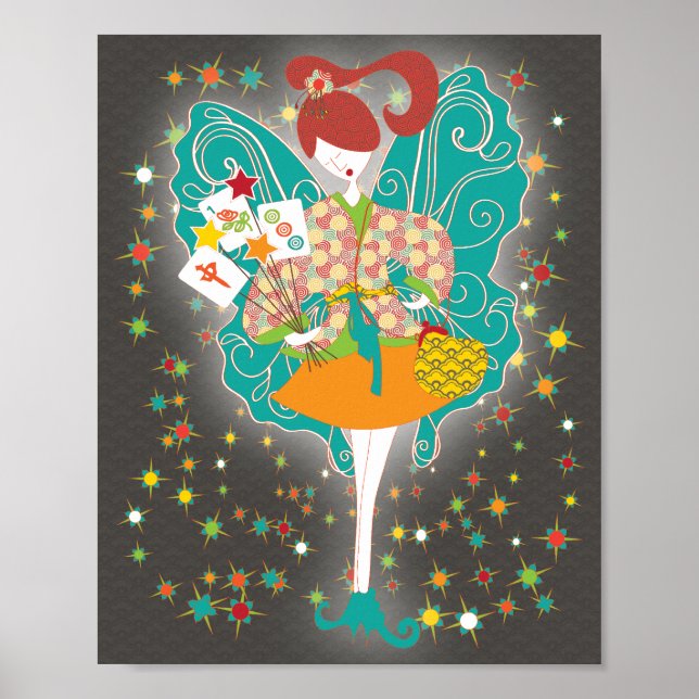 Mah Jongg Fairy Poster (Frente)