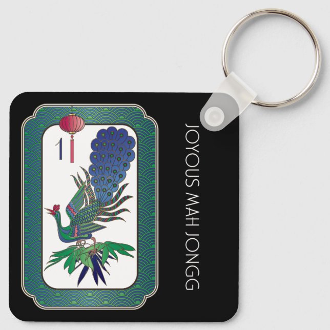 Mah Jongg Holiday Chaveiro (Verso)