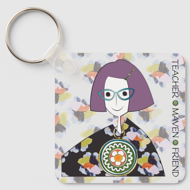 Mah Jongg Maven Chaveiro (Frente)