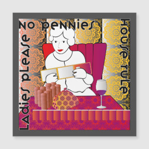 Mah Jongg No Pennies Magnet