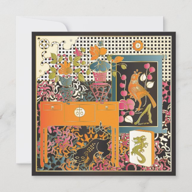 Mah Jongg Orange Mesa (Frente)