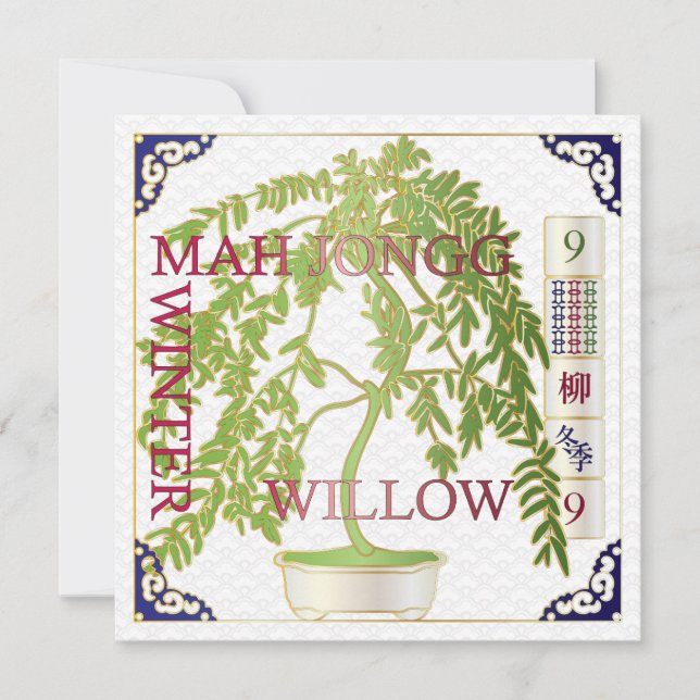 Mah Jongg Winter Willow (Frente)