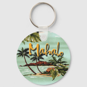 Mahalo Hawaiian Island Chaveiro