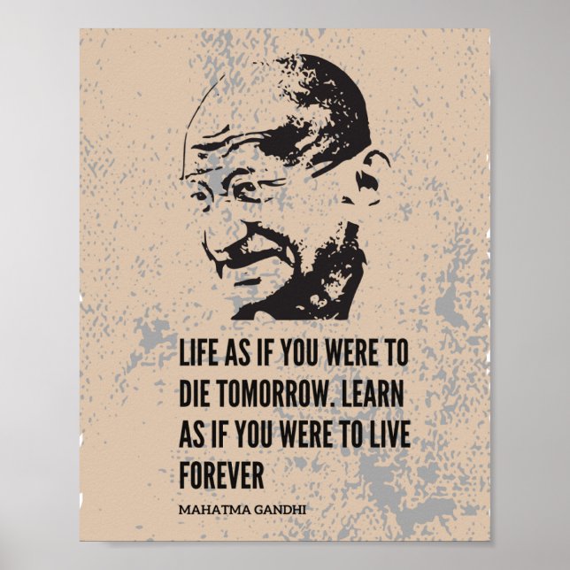 Mahatma Gandhi Poster (Frente)
