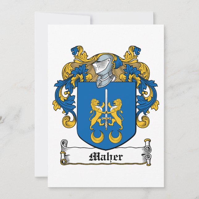 Maher Family Crest (Frente)