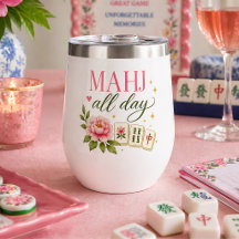 Mahj Todo o Dia Mahjong Floral Elegante