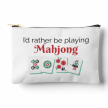 Mahjong Cosmetic Bag