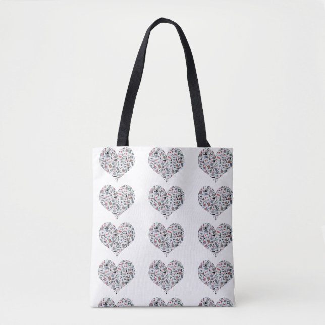 Mahjong Love Tote Bag (Frente)
