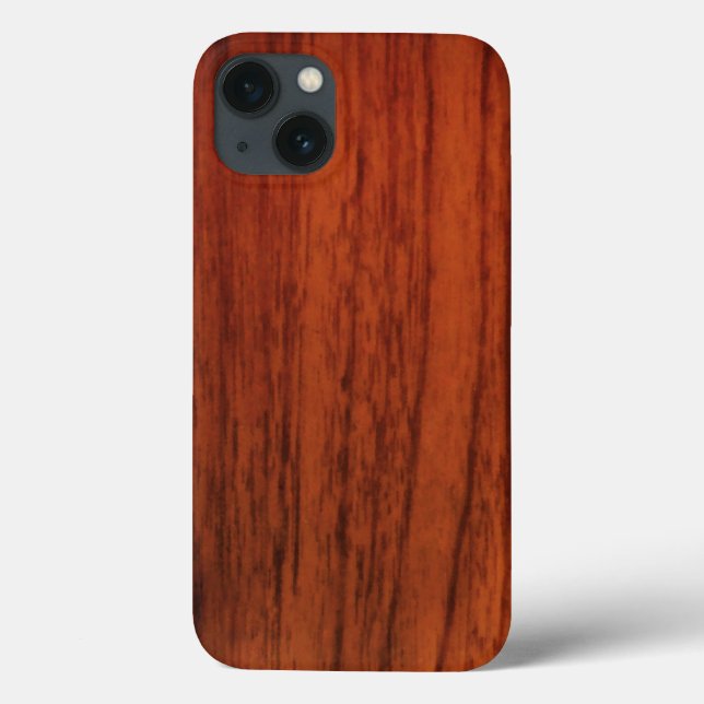Mahogany Wood Impressão (Verso)