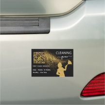 Maid Gold dust Cleaning Service Bumper sticker