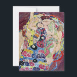 Maiden (Virgem), Gustav Klimt, Vintage Art Nouveau<br><div class="desc">O Maiden (também conhecido como A Virgem) (1913), de Gustav Klimt, é uma pintura de retrato simbólico da Era Vitoriana Art Nouveau. Várias mulheres bocejando, esticando e dormindo em uma cama coberta de cobertores coloridos de padrão de mosaico. Sobre o artista: Gustav Klimt (1862-1918) era um pintor simbolista austríaco e...</div>