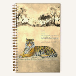 Maiestoso Tigre Aquarelas