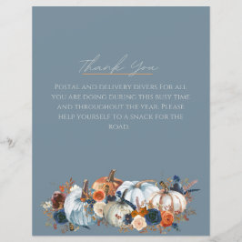 Mail Carrier, Obrigado, Sinal, Porch Décor, Queda