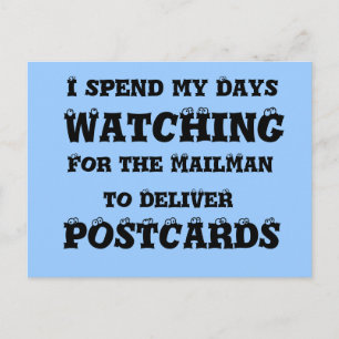 mailman Entrega de Cartões postais - Cartão-post