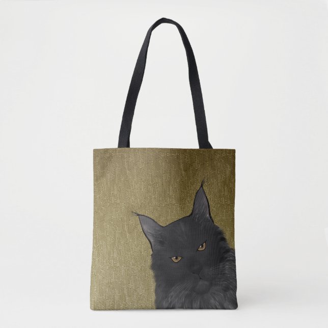 Maine Coon Allover Tote Bag (Frente)