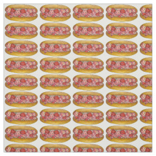 Maine Lobster Roll Roll Rolls Sandwich Tecido de f
