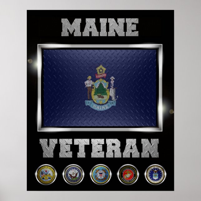 Maine Veteran poster (Frente)