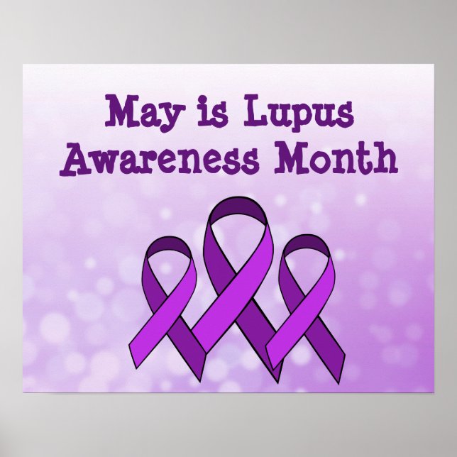 Maio é Poster do Mês do Lupus (Frente)