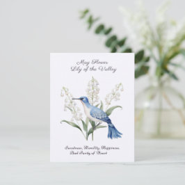 Maio Mês do Nascimento Flor Lily do Vale Aniversár