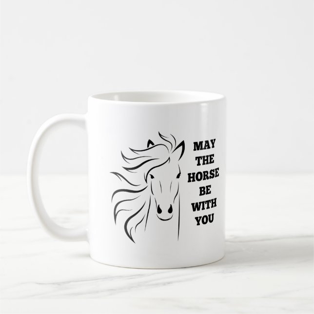 Maio o cavalo seja com você caneca (Esquerda)