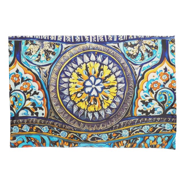 Maiolica Floral espanhola italiana medieval (Frente)