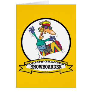 MAIOR CARTÃO DE SNOWBOARDER DO MUNDO