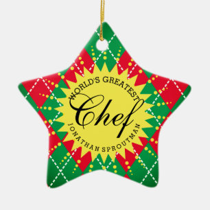 Maior Enfeites de natal de Chef Aryle do Mundo