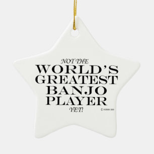 Maior Jogador De Banjo Ainda Com Ornamento Cerâmic