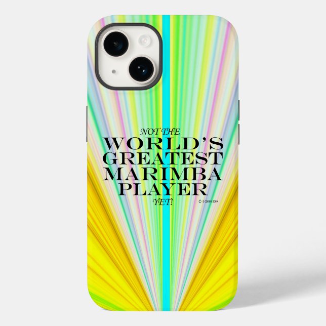 Maior Jogador Marimba Ainda capas de iphone De Cas (Verso)