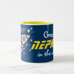 Maior NEPHEW no universo caneca amarela azul