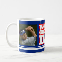 Maior Pai do mundo adiciona 2 fotos com caneca azu