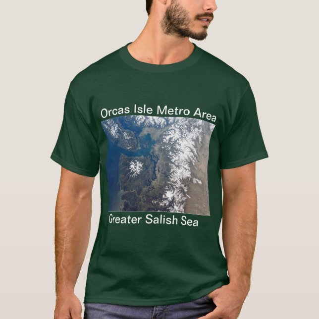Maior t-shirt do mar de Salish (Frente)