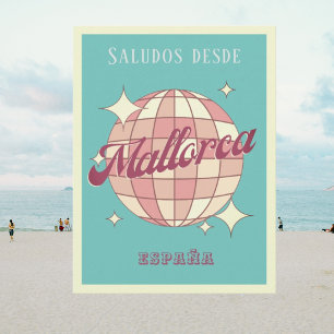 Maiorca Espanha España cartão postal retrô vintage