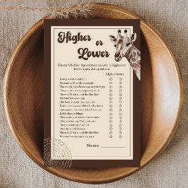 Mais alto Safari Girafa Neutro ou Jogo de Bebê Inf