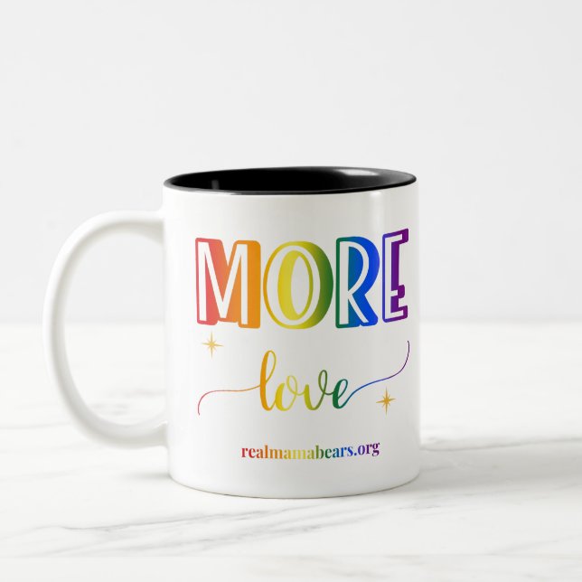 Mais amor, caneca Rainbow (Esquerda)