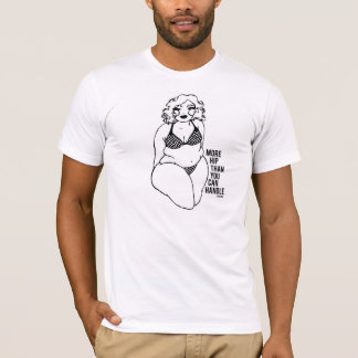 Mais anca do que você pode segurar a camisa